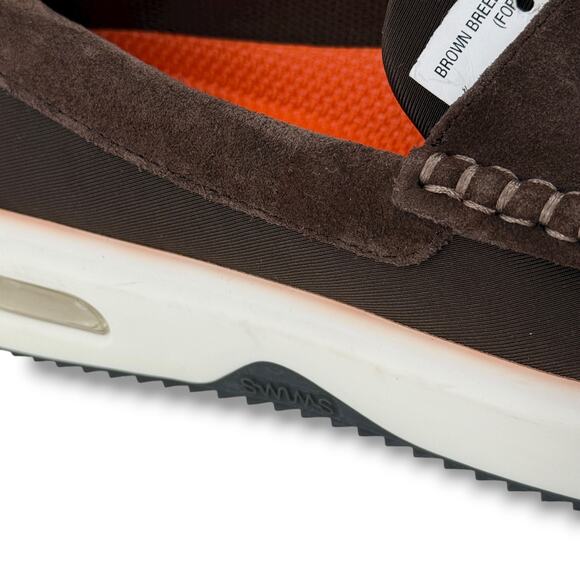 Swims Men's Breeze Penny Hybrid Loafer Slip On Shoes Size 8 Brown Suede Trim - Picture 6 of 9